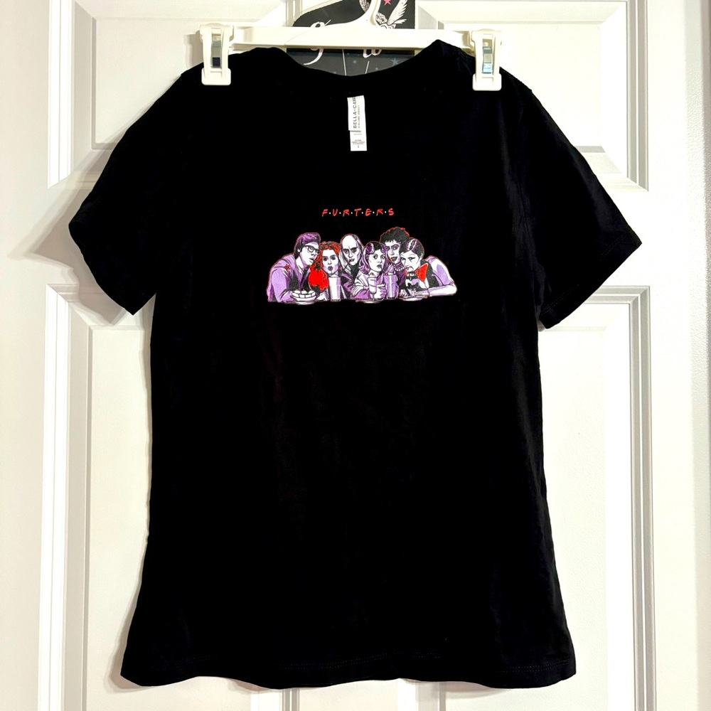 Friends Furters Rocky Horror crossover t-shirt from teepublic size small